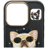 Etui Nimmy Glasses Cool Dog MagSafe do    iPhone 16 Pro czarny