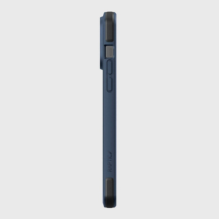 Raptic X-Doria Secure Case für iPhone 14 Pro Max mit gepanzerter MagSafe-Hülle blau