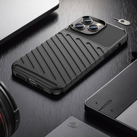 Schutzhülle IPHONE 14 PRO Nexeri Thunder Case schwarz