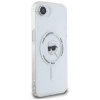 Karl Lagerfeld IML Metal Karl Head MagSafe Case for iPhone 16e White