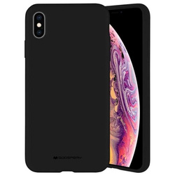 MERCURY SILICONE CASE IPHONE 12 PRO MAX (6.7), BLACK / CZARNY