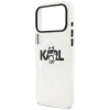 Karl Lagerfeld IML Choupette Sketch Logo MagSafe Case für iPhone 17 Pro Max – Transparent
