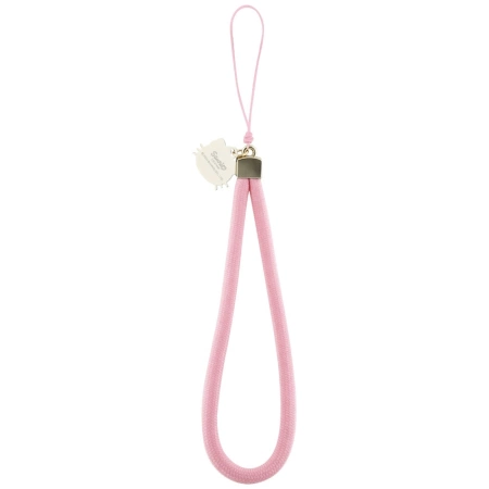 Zawieszka na telefon Hello Kitty Nylon Cord Kitty Head - różowa