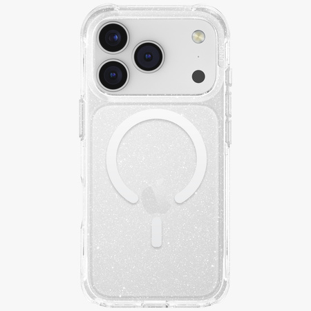 Etui UNIQ LifePro Xtreme do iPhone 17    Pro Magclick Charging przezroczysty/brokat