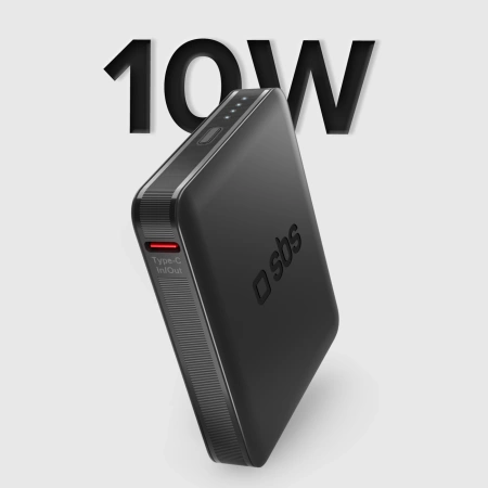 Powerbank SBS NanoTube 5000 mAh High-Density - schwarz