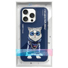 Nimmy etui iPhone 15 Pro 6.1"             niebieski/blue Glasses Cool Cat