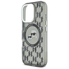 Karl Lagerfeld nakładka do iPhone 16 Pro 6,3&quot; KLHMP16LHMCKMHK czarna Hardcase IML Monogram Karl&Choupette Head MagSafe