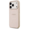 Guess Saffiano Classic Logo MagSafe Case für iPhone 17 Pro - Pink