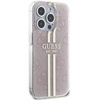 Oryginalne Etui GUESS IML 4G Gold Stripe GUHCP14XH4PSEGP do Iphone 14 Pro Max różowy