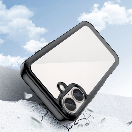 Outer Space Case with Gel Frame for iPhone 16 Plus - Black