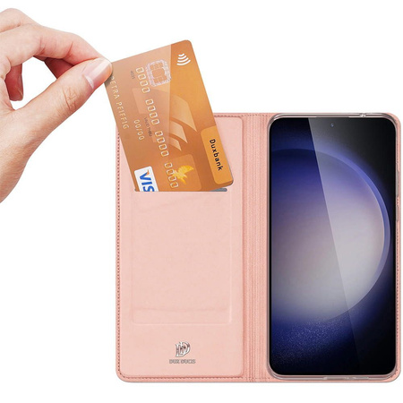 Dux Ducis Skin Pro case for Samsung S24+ with flap - pink