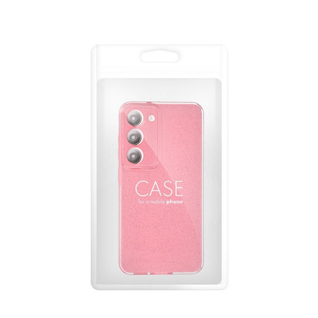 Futerał CLEAR CASE 2mm BLINK do SAMSUNG S24 ULTRA różowy