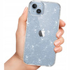 Etui SAMSUNG GALAXY S23 FE Tech-Protect Flexair Hybrid Glitter transparentne