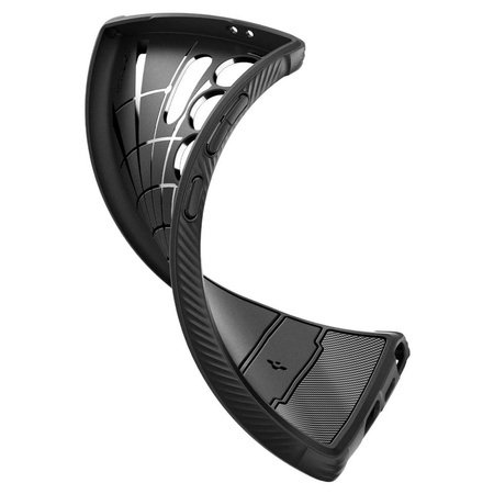 Spigen Rugged Armor Hülle für Samsung Galaxy S24 Ultra – mattschwarz