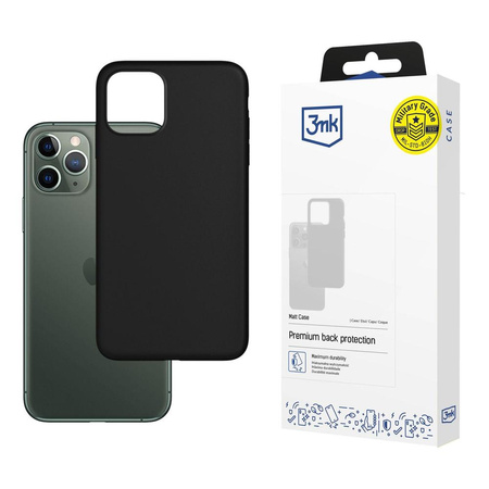 3MK Matt Case iPhone 12/12 Pro czarny/black
