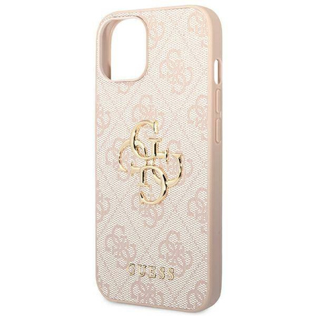 Guess 4G Big Metal Logo - Etui iPhone 14 (różowy)