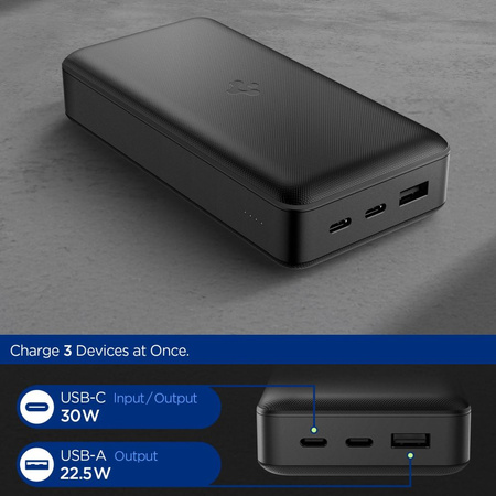 SPIGEN EA3020 POWER BANK 20000 MAH 30W BLACK