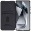 Nillkin Qin Pro Leather Case Samsung S25, BLACK / CZARNY