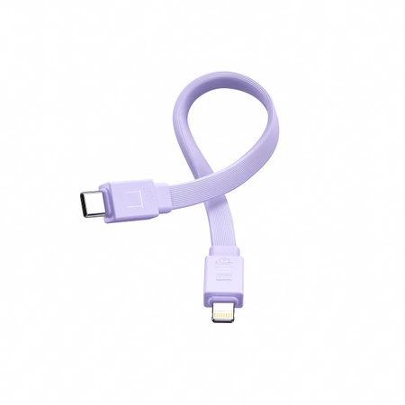 Powerbank Joyroom JR-PBM01 magnetic 10000mAh 20W with stand + Lightning cable - USB-C - purple