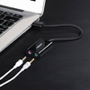 Ugreen zewnętrzna karta dźwiękowa muzyczna adapter USB - 3,5 mm mini jack 15 cm biały (US205 30143)