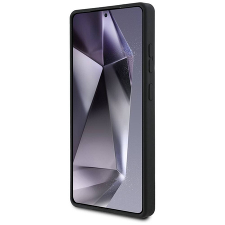 Original Handyhülle SAMSUNG GALAXY S25 ULTRA Mercedes Silicone Contrasted Curves MagSafe schwarz