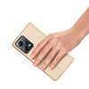 Dux Ducis Skin Pro Hülle für Xiaomi Redmi Note 12 Pro+ Flip Card Wallet Stand Gold