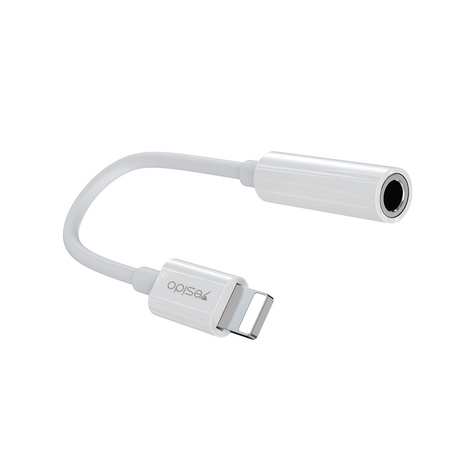 Yesido Adapter YAU31 Audio Bluetooth - Lightning na jack 3,5mm - biały