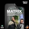 PanzerGlass Matrix Ultra-Wide-Fit hybrid glass for iPhone 15 Plus with positioner