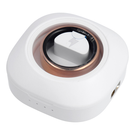 Smart Ring R11M- inteligentny pierścień ze stali ze stacją ładującą rozmiar 7 (17,3mm) złoty