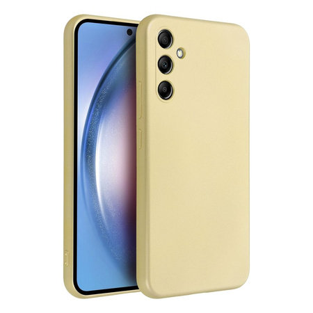 Futerał METALLIC do SAMSUNG A34 5G złoty