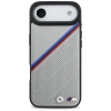 BMW M Tricolor Metal Logo MagSafe Case für iPhone 17 Air – Grau