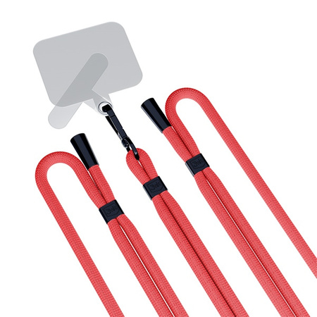 3MK EasyClip Red (black) Smycz do telefonu