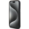 AMG AMHMP15S23SSPK iPhone 15 / 14 / 13 6.1" czarny/black hardcase Silicone Large Rhombuses Pattern MagSafe