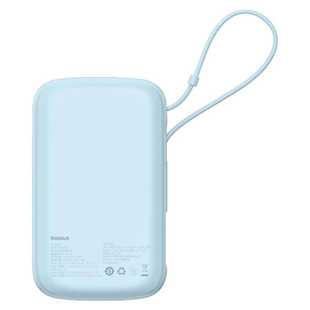 Baseus Qpow Pro+ 22,5 W 10000 mAh USB-C Powerbank – blau