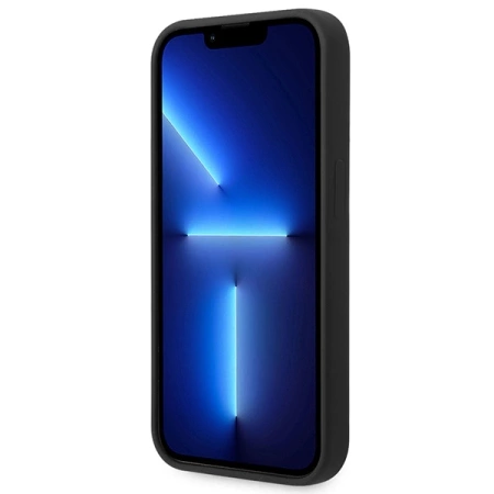Guess GUHCP14XSLTGK iPhone 14 Pro Max 6,7&quot; schwarz/schwarz Hardcase Silikon Dreieck