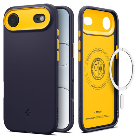 SPIGEN futerał NANO POP MAG kompatybilny z MagSafe do IPHONE 17 Air blueberry navy