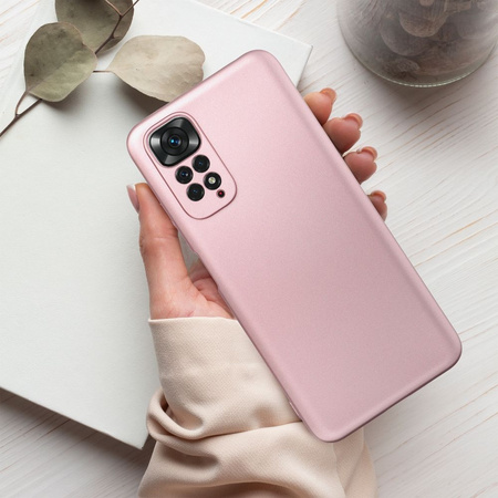 Futerał METALLIC do XIAOMI Redmi NOTE 14 5G różowy