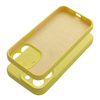 Futerał SILICONE 2mm do IPHONE 15 Pro żółty