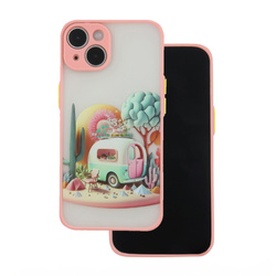Nakładka Ultra Trendy do iPhone 13 Pro 6,1&quot; Travel różowa