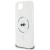 Karl Lagerfeld IML Metal Karl Head MagSafe Case für iPhone 16e Weiß