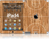 Nexgen Skins - Zestaw skórek na obudowę z efektem 3D iPad 2/3/4 (Hardwood Classic 3D)