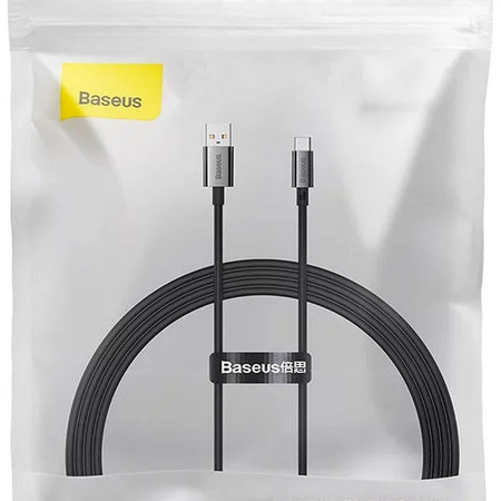 BASEUS kabel USB A do Typ C PD 100W 1,5m czarny P10320102114-01