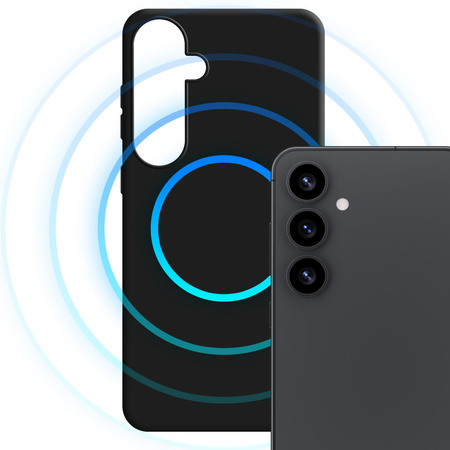 Samsung Galaxy S25+ - 3mk Hardy MagSilicone Black