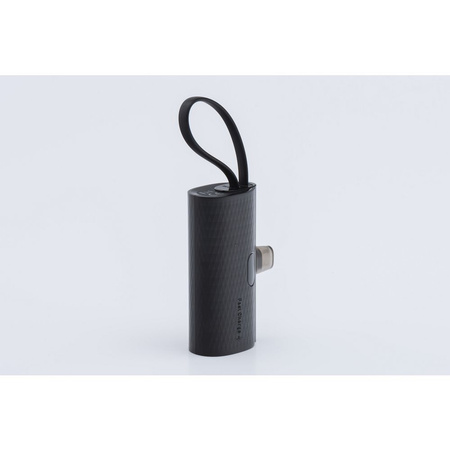 FORCELL Powerbank F-Energy Power Plug F5K3 5 000mAh z wbudowanym złączem Typ C PD 20W czarny