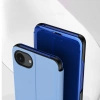 Clear View Case für iPhone 16e Flip Cover - Blau