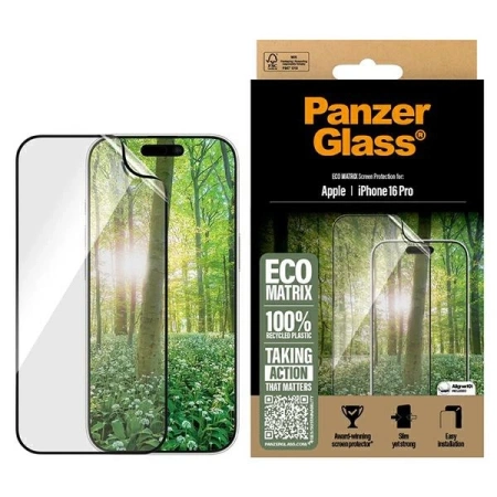 PanzerGlass MATRIX Displayschutzfolie iPhone 16 Pro 6,3&quot; Ultra-Wide Fit 2870