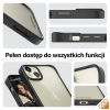 Etui PanzerGlass ClearCase na iPhone 15 Plus / 14 Plus z certyfikatem Military Grade - przezroczysto-czarne