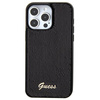 Guess Pailletten Script Metallhülle für iPhone 15 Pro – Schwarz