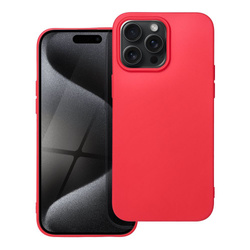Futerał SOFT do IPHONE 15 PRO MAX czerwony