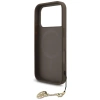 Guess 4G Charms Collection MagSafe Hülle für iPhone 17 Pro - Braun